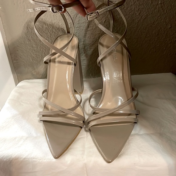 Nasty Gal Shoes - Nasty Gal Nude Strappy Heels